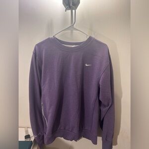 Nike size small, purple dry fit crew neck